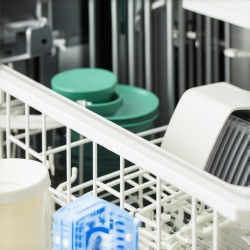 Innovative Dishwasher Parts Material Close-up of durable dishwasher components with advanced materials.