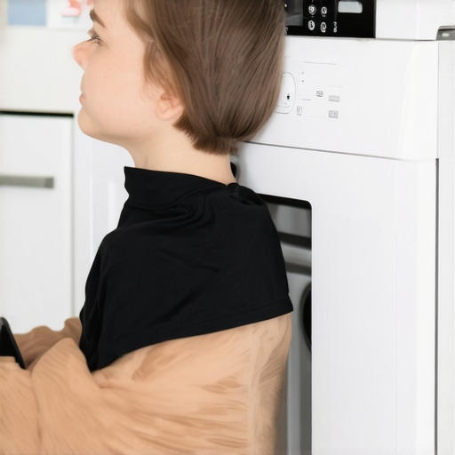 Homeowner performing diagnostic check on dishwasher to identify issues for warranty repair