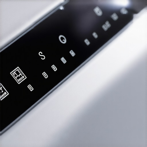 Close-up of dishwasher control panel showing diagnostic display and upgraded parts