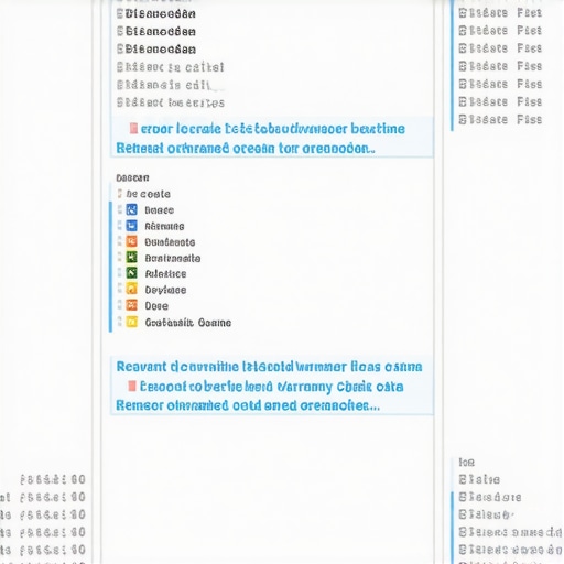 Illustration of a digital dishwasher log file displaying error codes and metadata tags used for warranty documentation.