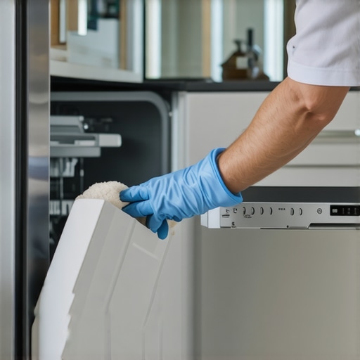 How to Clean the Gunk Under Your Dishwasher Door