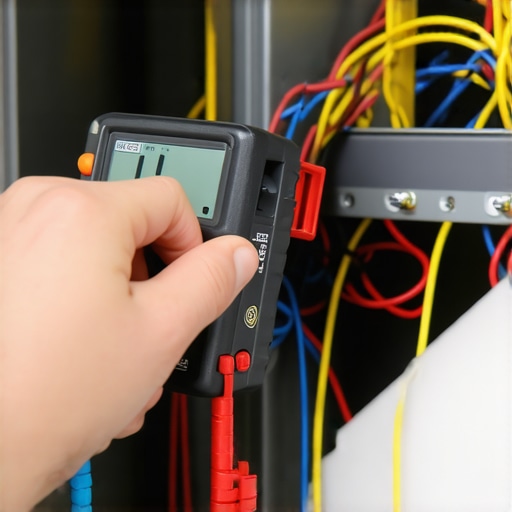 Using a Multimeter for Dishwasher Maintenance A person measuring dishwasher electrical connections with a multimeter