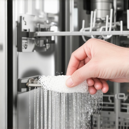 How to clean a clogged spray arm with a toothpick