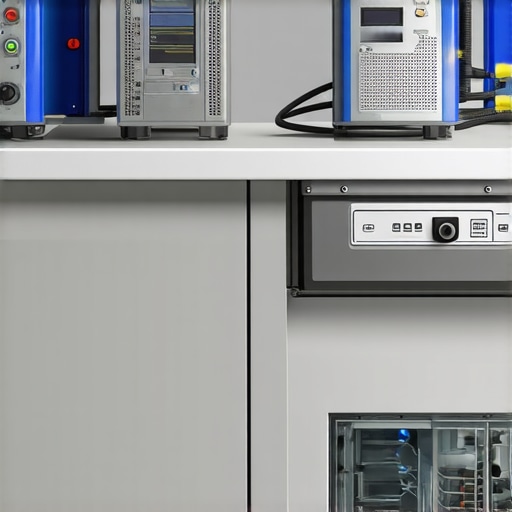 Professional dishwasher maintenance tools in use A set of precision multimeter and ultrasonic cleaner in a workshop for appliance repair