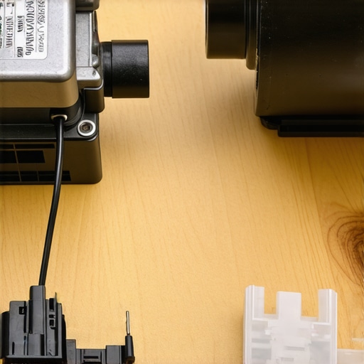 A side-by-side comparison of a genuine manufacturer dishwasher pump and a cheap generic replacement part.