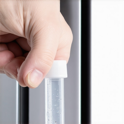 A close-up of a dirty dishwasher sensor that causes common cycle errors and long run times.