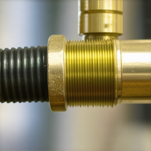A close up of a damaged and corroded water supply line for a dishwasher installation.