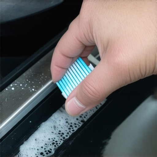 Deep Cleaning a Dishwasher Gasket with a Toothbrush Proper technique for cleaning a dishwasher door seal to prevent leaks