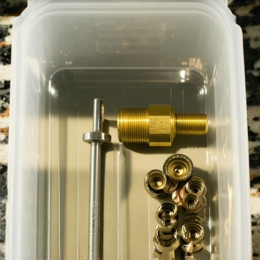 A collection of tools and spare parts for dishwasher repair and maintenance.