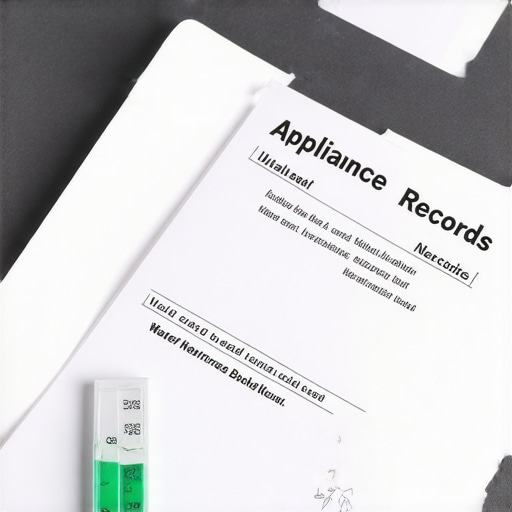 Professional appliance records including installation receipts and warranty documents to protect homeowner claims.