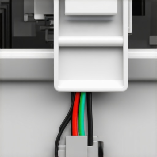 Close up of a dishwasher door latch and sensor assembly