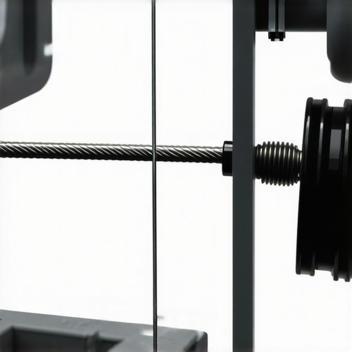 Proper dishwasher cable and pulley alignment High-quality stainless steel dishwasher door cable being threaded through a plastic pulley