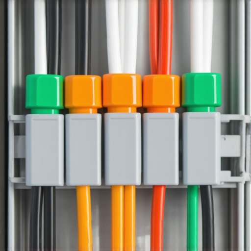 Safe Dishwasher Junction Box Electrical Connections A properly wired dishwasher junction box with secure wire nuts and ground connection.