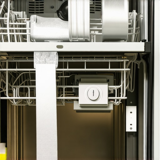 Properly securing the insulation blanket to prevent float switch obstruction in a dishwasher.