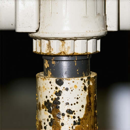 Debris from old water lines clogging a new dishwasher inlet valve.