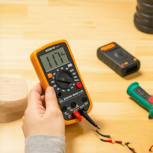 Testing Dishwasher Components with a Multimeter A homeowner using a digital multimeter to check a dishwasher part for continuity.
