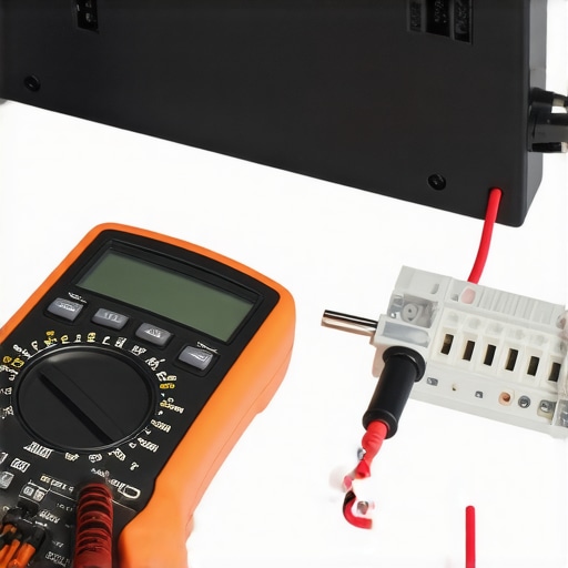 Testing a Dishwasher Thermal Fuse with a Multimeter A technician using a digital multimeter to test the electrical continuity of a dishwasher part.
