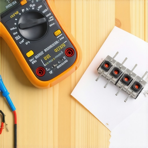 A person using a digital multimeter to test continuity on a dishwasher thermal fuse to diagnose power issues.