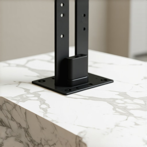 The Proper Way to Secure Brackets to Quartz Countertops