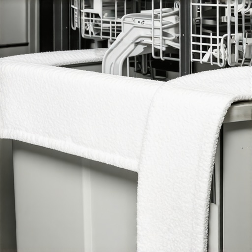 Professional dishwasher insulation blanket placement